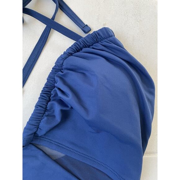 Bleu Rod Beattie Swim One Piece Swimsuit Plunge Neck Swimwear - Picture 3 of 9